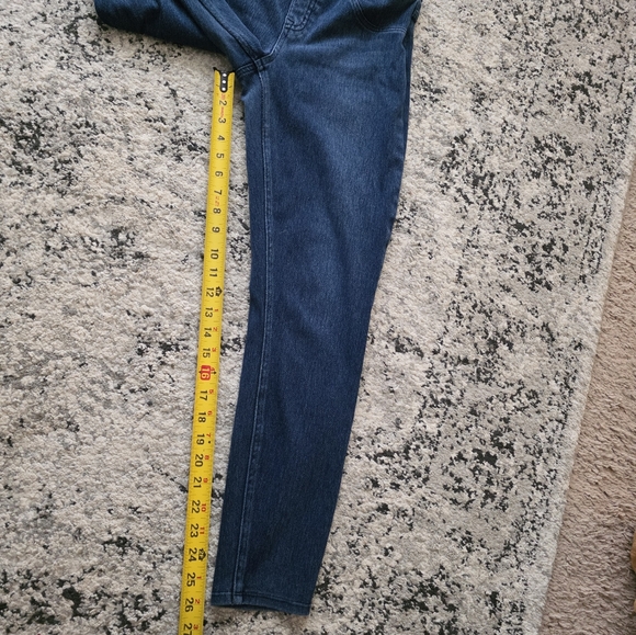 SPANX Denim Leggings Womens Size m Dark wash - Picture 6 of 8